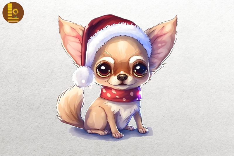 baby-chihuahua-in-santa-hat-christmas