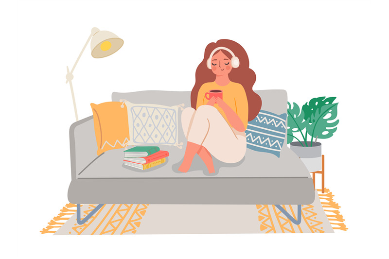 people-home-hobby-girl-sitting-on-sofa-with-tea-and-book