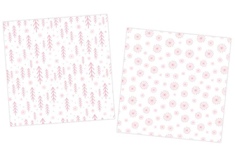 pink-christmas-pattern-pink-christmas-background