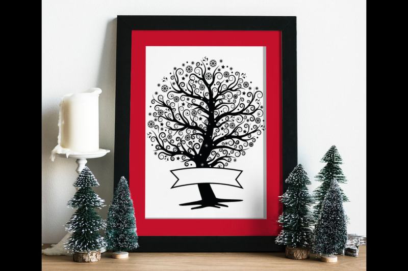 winter-tree-with-snowflakes-svg-printing-template