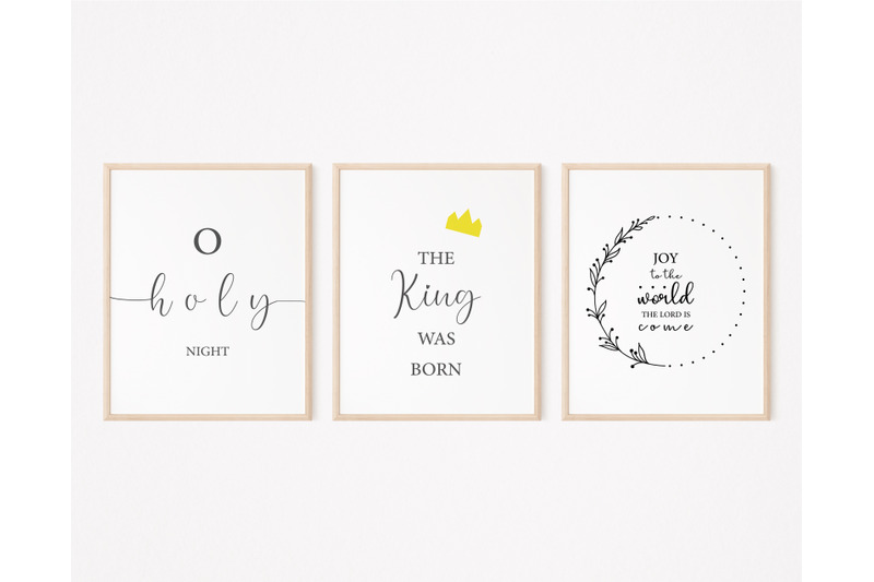 set-of-3-christmas-wall-prints-christmas-quotes-christmas-gallery