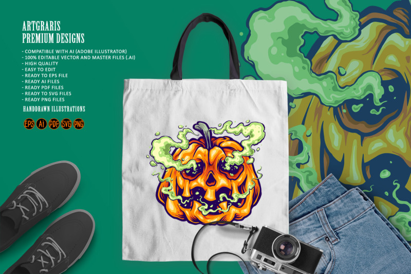 spooky-pumpkin-smoke-halloween-svg