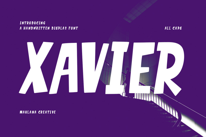 xavier-handwritten-display-font