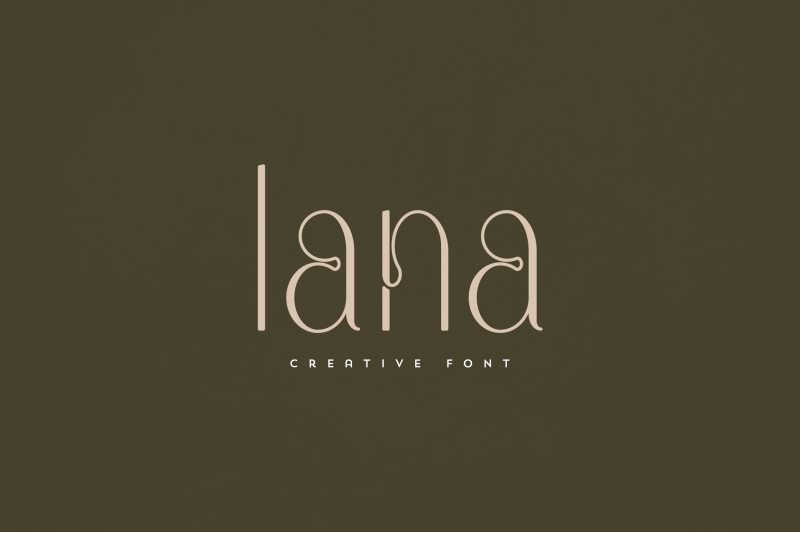 lana-creative-font