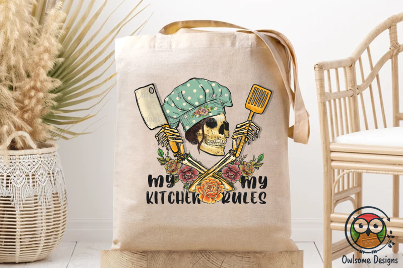 my-kitchen-my-rules-sublimation-png-design