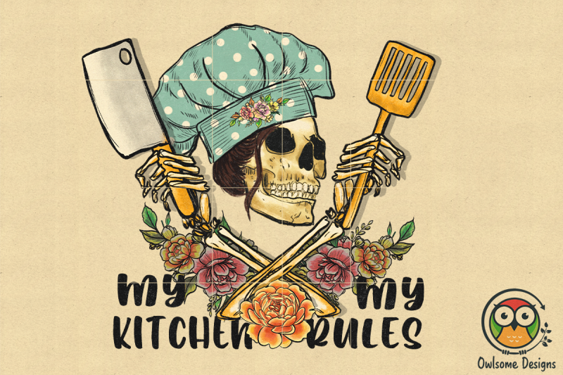 my-kitchen-my-rules-sublimation-png-design