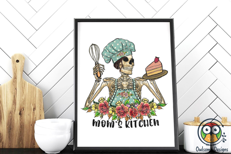 skeleton-mom-kitchen-sublimation-png-designs