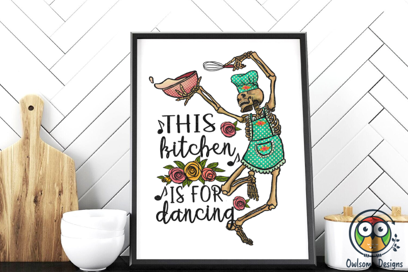 skeleton-dancing-kitchen-sublimation-png-design