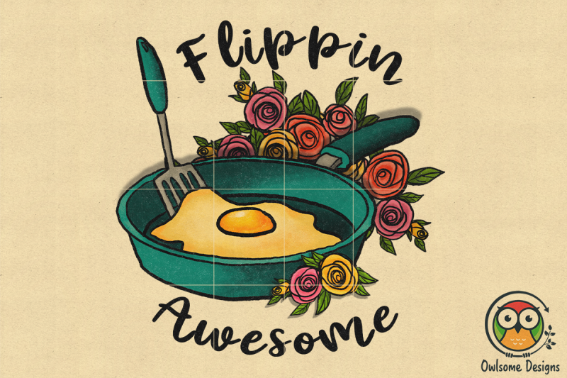 flippin-awesome-sublimation-png-design