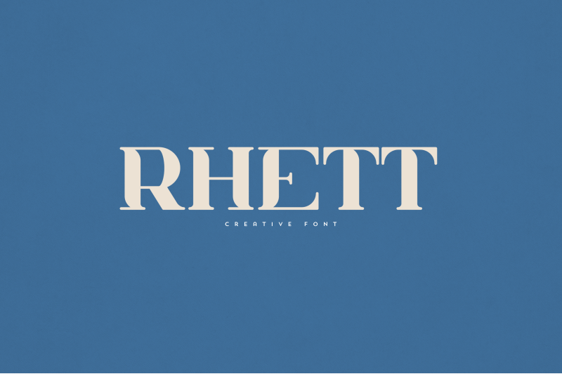 rhett-creative-font