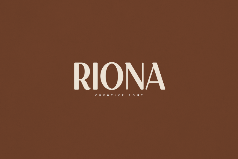 riona-creative-font