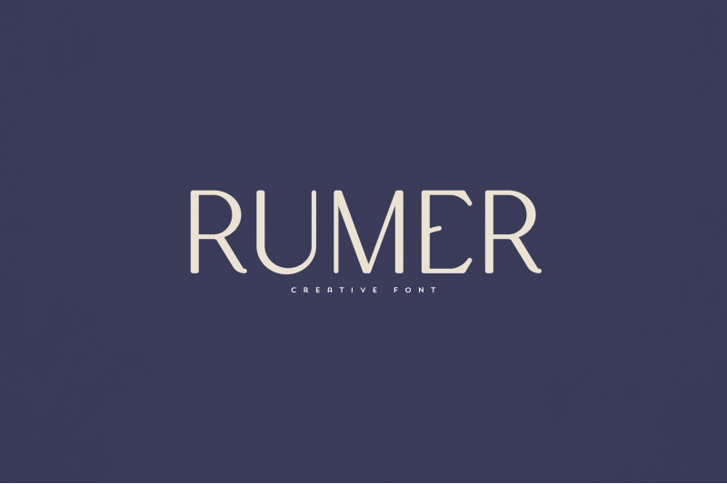 rumer-creative-font