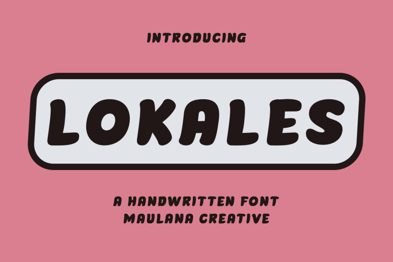 lokales-handwritten-font