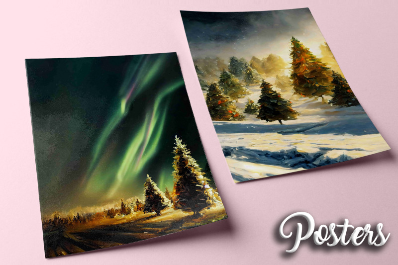 christmas-oil-painting-background-bundle