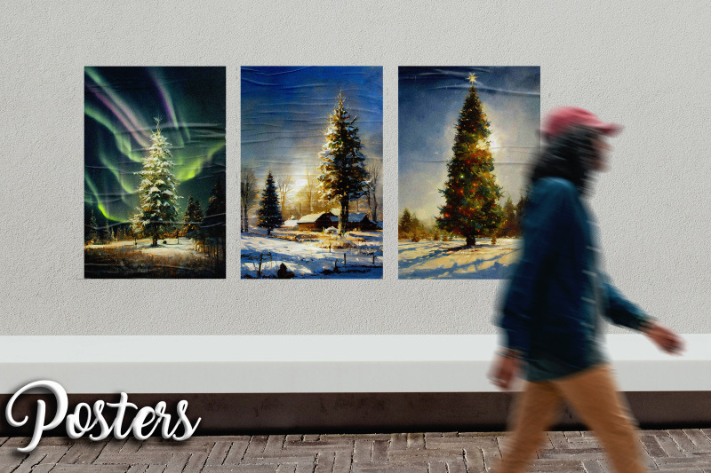 christmas-oil-painting-background-bundle