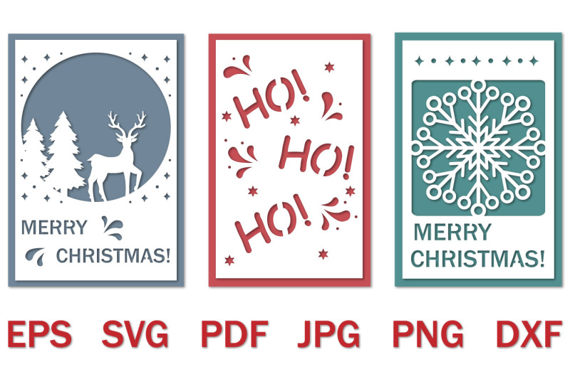 bundle-of-papercut-christmas-cards-svg-holiday-template