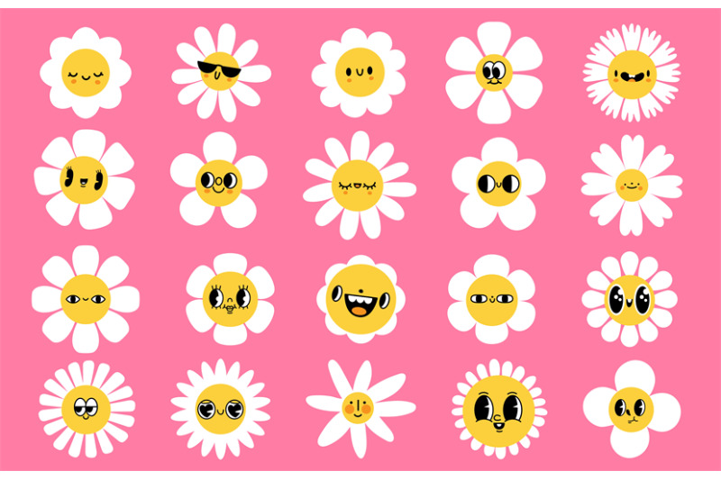 cartoon-flowers-faces-smiled-character-with-petals-spring-mascot-fac