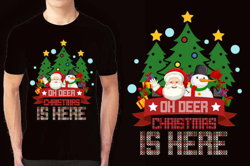 christmas-illustration-t-shirt-design