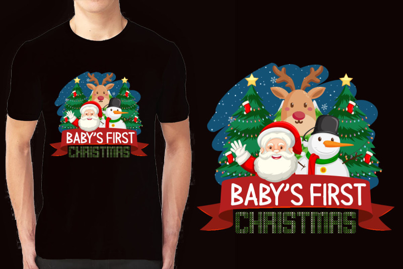 christmas-illustration-t-shirt-design