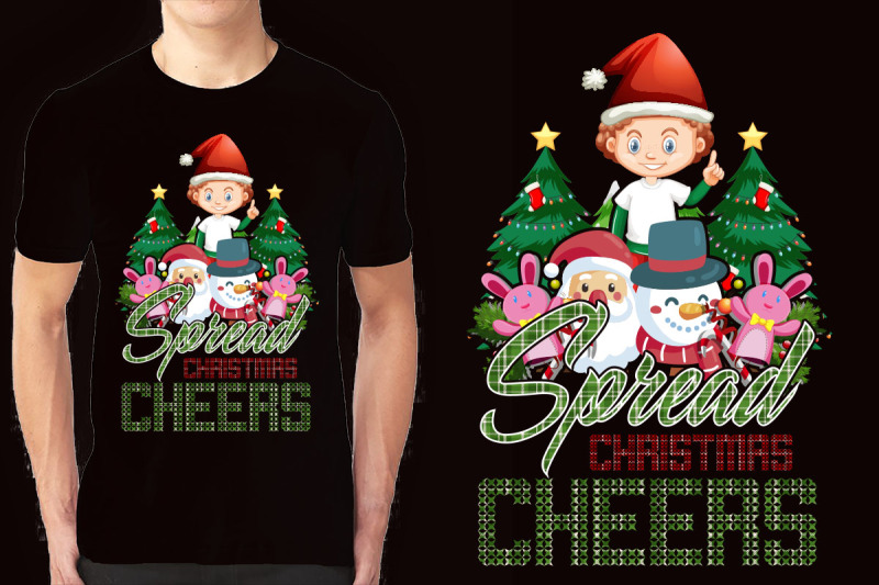 christmas-illustration-t-shirt-design