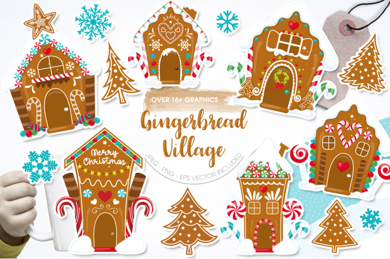 gingerbread-village