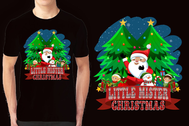 christmas-illustration-t-shirt-design