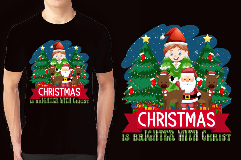 christmas-illustration-t-shirt-design