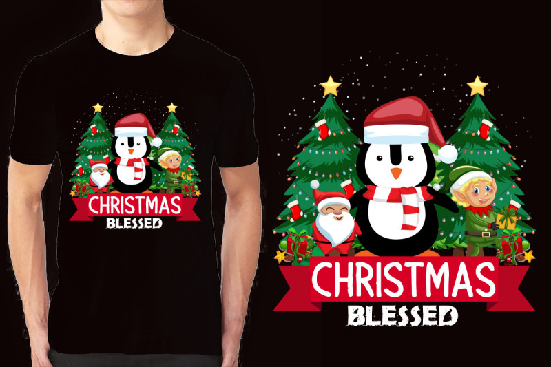 christmas-illustration-t-shirt-design