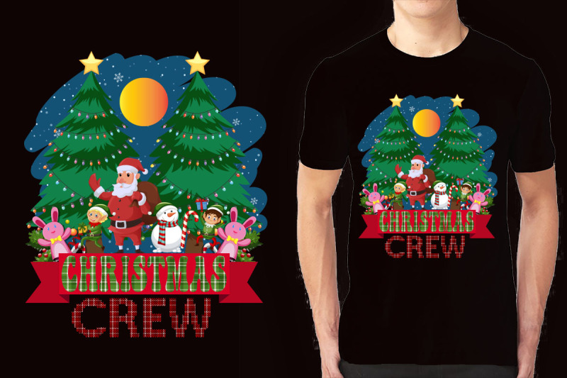 christmas-illustration-t-shirt-design