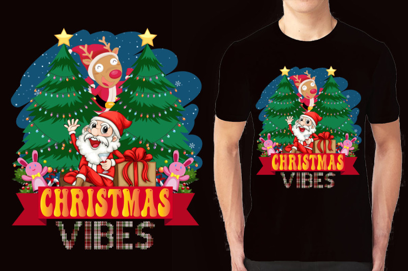 christmas-illustration-t-shirt-design