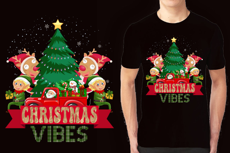 christmas-illustration-t-shirt-design