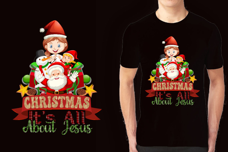 christmas-illustration-t-shirt-design