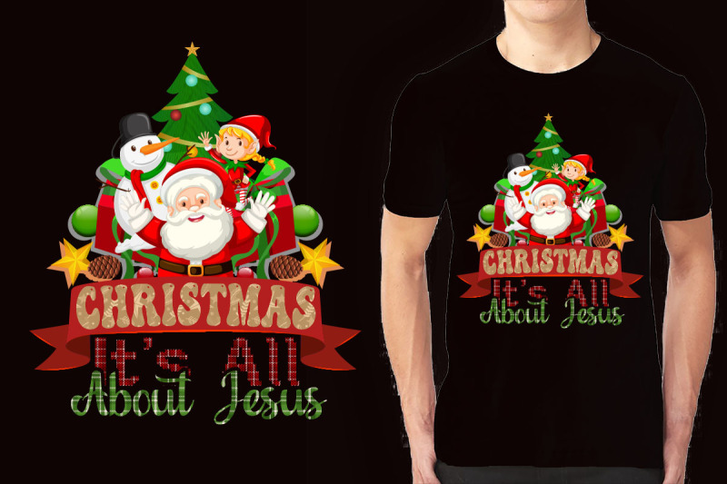 christmas-illustration-t-shirt-design