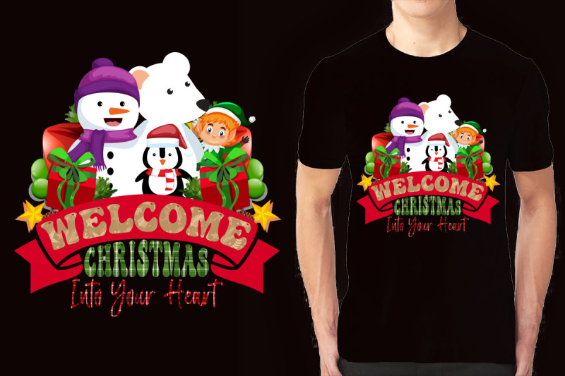 christmas-illustration-t-shirt-design