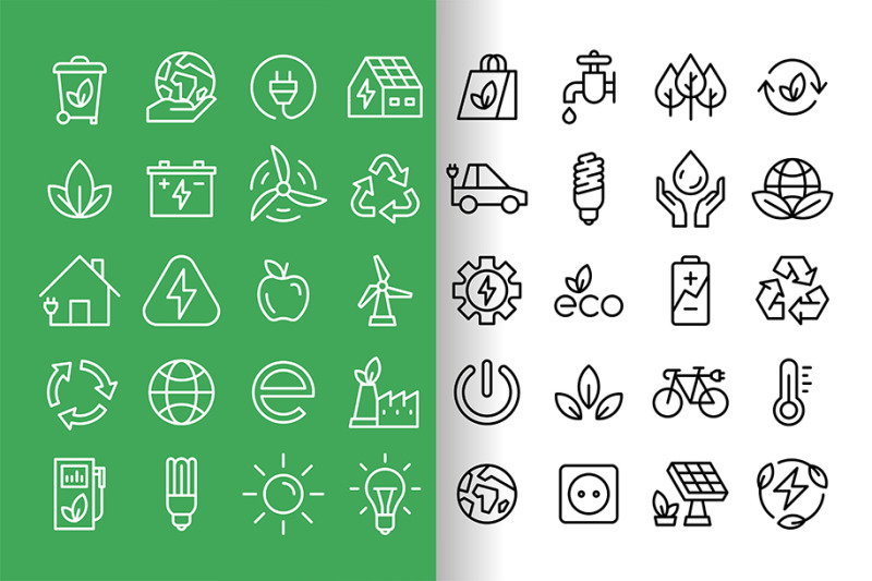 ecology-icons-set