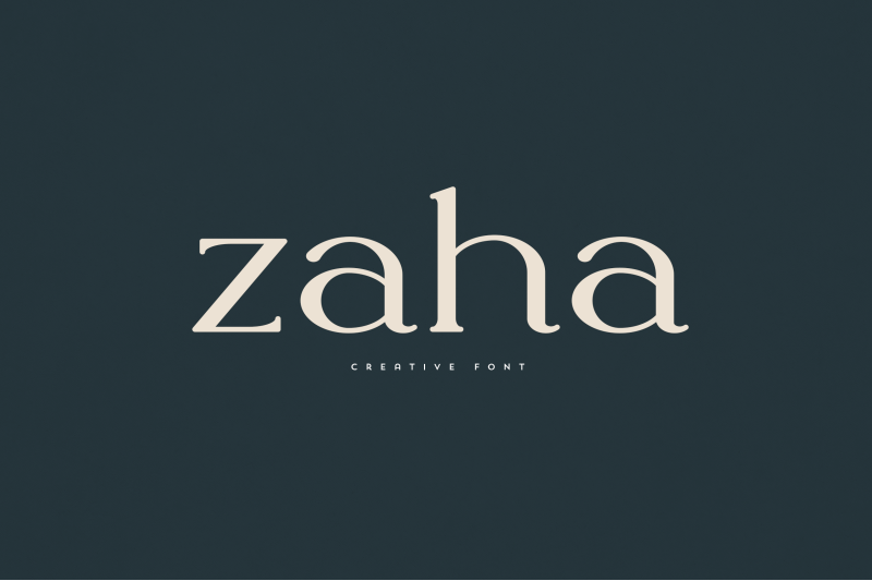 zaha-creative-font