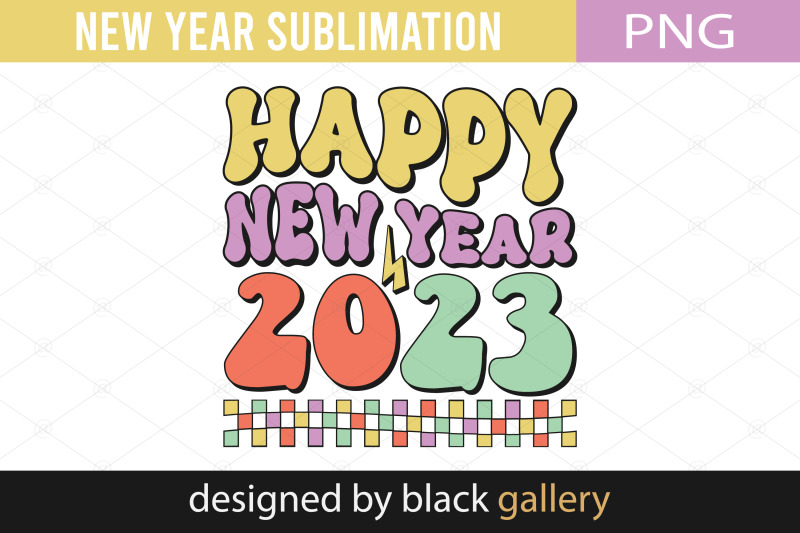 new-year-retro-png-sublimation-bundle