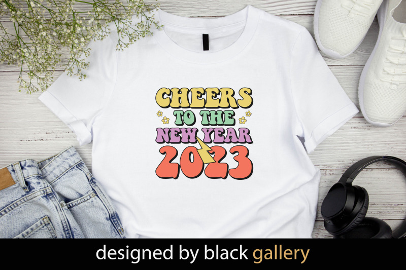 new-year-retro-png-sublimation-bundle