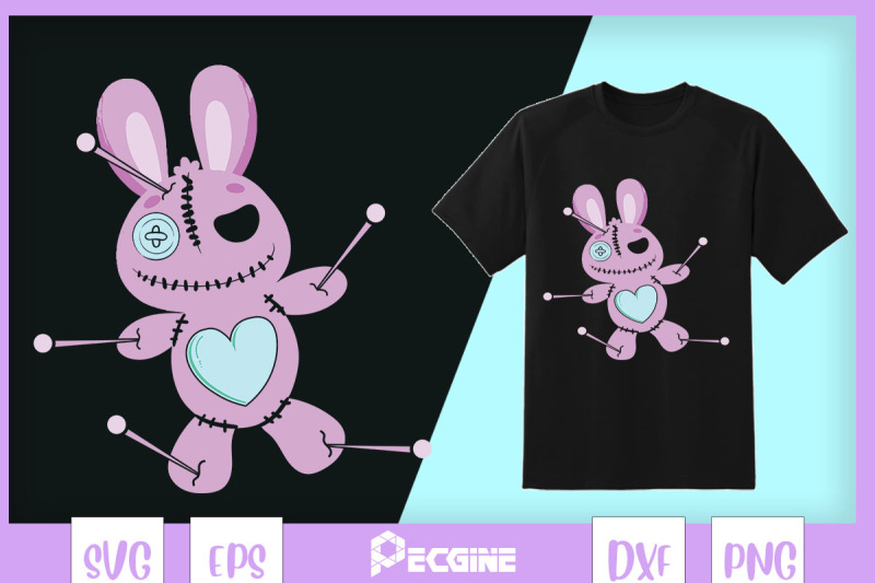 pastel-goth-teddy-rabbit-valentine