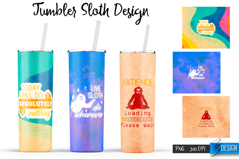 sloth-tumbler-sloth-design-lazy-svg-sloth-20-oz-tumbler-tumbler