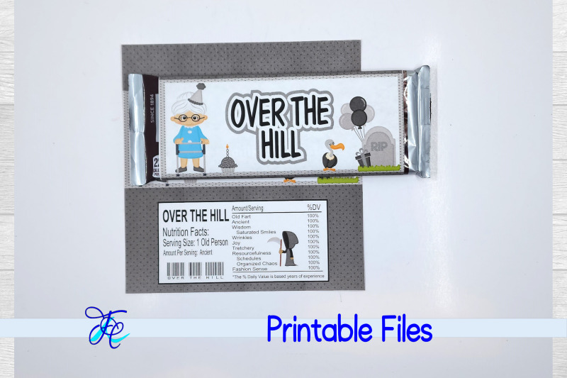 over-the-hill-woman-candy-bar-wrapper