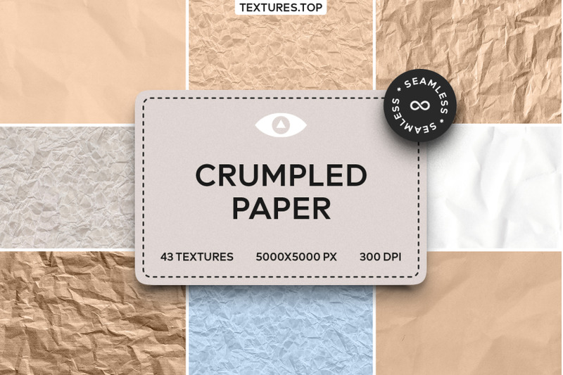 43-seamless-crumpled-paper-texture-pack