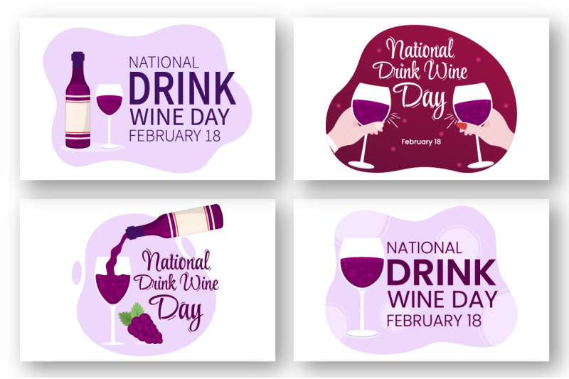 13-national-drink-wine-day-illustration