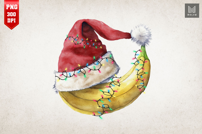 xmas-banana-tangled-christmas-lights