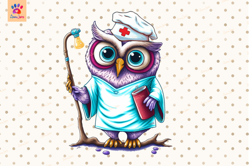 nurse-owl-cute-animal-lover