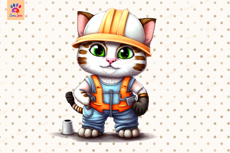 worker-cat-cute-animal-lover