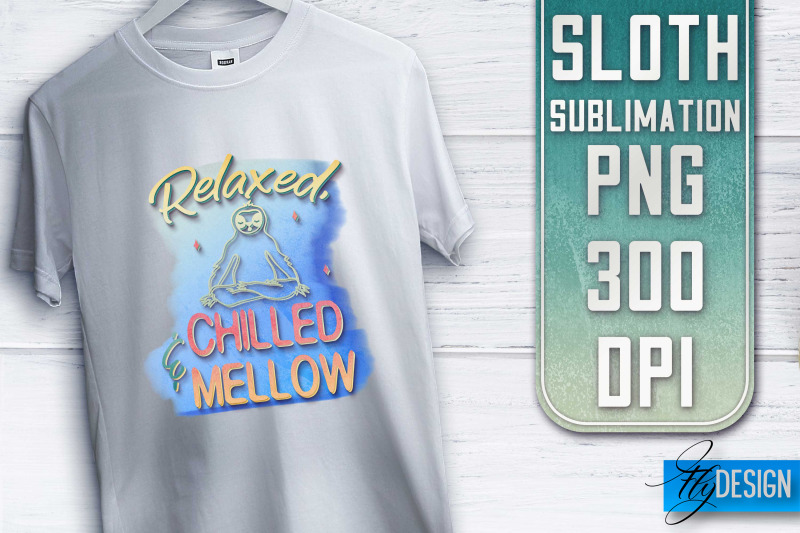 sloth-quotes-sublimation-png-design-lazy-design