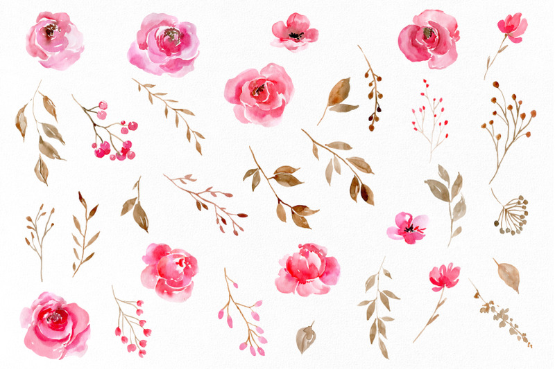 watercolor-red-amp-pink-roses-png-flowers