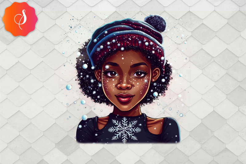 beautiful-winter-black-girl-blm