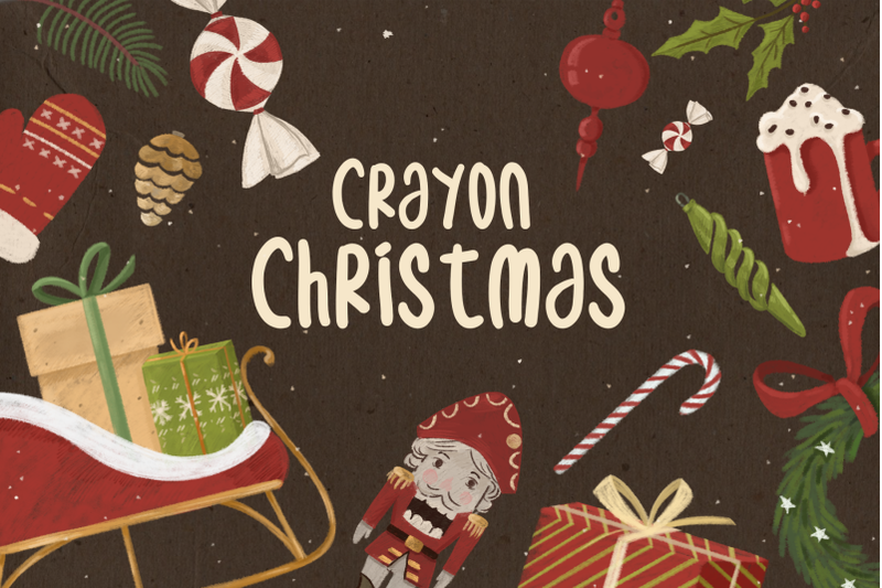 crayon-christmas-clipart